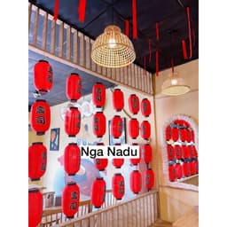 Đèn lồng in món ăn in chữ Nhật Bản - đèn lồng mèo thần tài may mắn trang trí Trung Thu,lễ Tết,khách sạn,nhà hàng 9