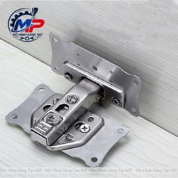 Miếng Inox Sửa Bản Lề - Giải Pháp Gia Cố Cửa Tủ Gọn Gàng, Chắc Chắn, Phù Hợp Tủ Gỗ, Nhựa Và Nhôm ̣̣(Tặng Kèm Vít 3x15mm) 2