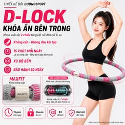 Vòng Lắc Eo Lò Xo Bọc Vải Mềm DƯƠNGSPORT Tập Thể Dục, Tập Gym, Tập Yoga Tại Nhà 1,5kg 2kg 2,5kg 1