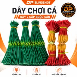 Dây Câu Cá Buộc Sẵn Hai Cấp,Dây Màu Xanh Băng - Dây Câu Đậm Chất, Tiện Lợi Khi Chơi Cá 2