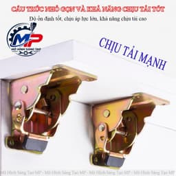 (1 Cái) Bản Lề Gập 90 Độ - Chân Bàn Gấp Gọn, Tiện Dụng, Tiết Kiệm Không Gian, Phù Hợp Làm Bàn Gấp Gọn Và Mục Đích Khác B 6