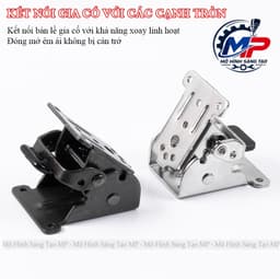(1 Cái) Bản Lề Gập 90 Độ - Chân Bàn Gấp Gọn, Tiện Dụng, Tiết Kiệm Không Gian, Phù Hợp Làm Bàn Gấp Gọn Và Mục Đích Khác B 3