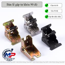 (1 Cái) Bản Lề Gập 90 Độ - Chân Bàn Gấp Gọn, Tiện Dụng, Tiết Kiệm Không Gian, Phù Hợp Làm Bàn Gấp Gọn Và Mục Đích Khác B 2