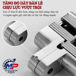 Bản Lề Chữ Thập Inox - Gắn Cánh Cửa Tủ Gọn Gàng, Chắc Chắn, Nhiều Size Dễ Lựa Chọn  BL-04 5