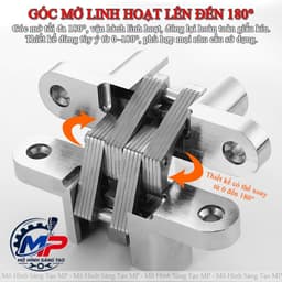 Bản Lề Chữ Thập Inox - Gắn Cánh Cửa Tủ Gọn Gàng, Chắc Chắn, Nhiều Size Dễ Lựa Chọn  BL-04 4