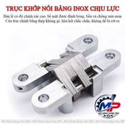 Bản Lề Chữ Thập Inox - Gắn Cánh Cửa Tủ Gọn Gàng, Chắc Chắn, Nhiều Size Dễ Lựa Chọn  BL-04 3