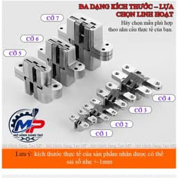 Bản Lề Chữ Thập Inox - Gắn Cánh Cửa Tủ Gọn Gàng, Chắc Chắn, Nhiều Size Dễ Lựa Chọn  BL-04 8