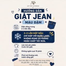 Yếm Jean Short Nữ – AN TÂY – Dáng Ngố, Jean Cao Cấp, Form Rộng Thoải Mái, Dễ Phối Đồ – #8640-42 – Màu Xanh Than 8