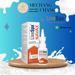 [T1/2028] Xịt bào tử lợi khuẩn LiveSpo NAVAX ngừa viêm tai mũi họng dung tích 20ml cho bé 3