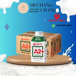 [Date 02.27][ Hàng nhập khẩu]  Sữa A2 Plus Milk Seoul Milk Hàn Quốc 170ml Thùng 18 Hộp 3