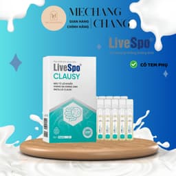 [T1/2028] Men Vi Sinh LiveSpo Clausy Bào Tử Lợi Khuẩn  Hộp 5 ống  x 5ml- Hỗ Trợ Tiêu Hóa, Giảm Đầy Hơi, Khó Tiêu 3