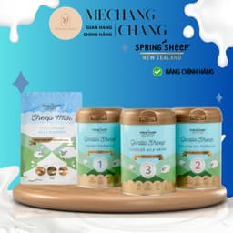 [CHÍNH HÃNG] Sữa công thức cừu Spring Sheep New Zealand lon 800gr và túi 850gr cho bé 3