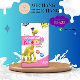 [ CHÍNH HÃNG] [Date 4/2028] LineaBon D3K2 hồng 15ml tinh khiết hỗ trợ hấp thu canxi dạng nhỏ giọt tiện lợi cho trẻ 3