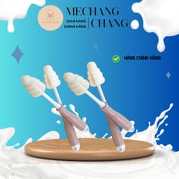 Cọ mút xốp cọ rửa núm ti bình sữa GROSMIMI Hàn Quốc 3