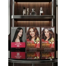Dầu Gội Phủ Bạc Thảo Dược Macadamia Eleckar MOLLYHAIR Cao Cấp Phủ Bạc 100%, Nuôi Tóc Óng Ả Hộp/10gói (Bán Lẻ) 1
