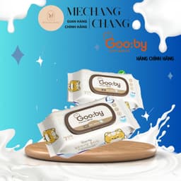 Khăn ướt Gooby Premium cao cấp chính hãng mềm, k mùi, dai, an toàn cho bé 3