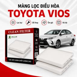 Màng Lọc Gió Điều Hòa Ô Tô Toyota Vios 2017-2023 Mã 87139-30040 87139-0N010 1