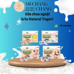 [GIÁ CỰC TỐT] Sữa chua Arla đủ vị tự nhiên, xoài, cherry, dâu cho bé từ 1y+ 3