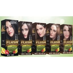 Gel Gội Phủ Bạc Lavox MOLLYHAIR Flash - Dầu Gội Thảo Dược Đen Tóc Tự Nhiên Đủ Màu Chính Hãng 1