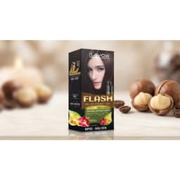 Gel Gội Phủ Bạc Lavox MOLLYHAIR Flash - Dầu Gội Thảo Dược Đen Tóc Tự Nhiên Đủ Màu Chính Hãng 3