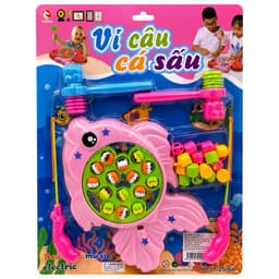 Đồ chơi câu cá , búa đập , có nhạc chạy pin aa 2 chức năng trong 1 [ HÀNG VN ] 2