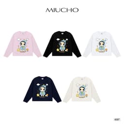(TD6807) Áo thun tay dài nam nữ unisex Basic form rộng, vải cotton 250GSM, chính hãng MIA local band 3