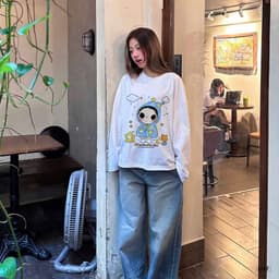 (TD6807) Áo thun tay dài nam nữ unisex Basic form rộng, vải cotton 250GSM, chính hãng MIA local band 5