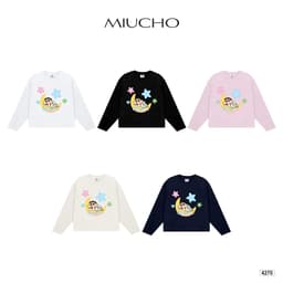 (TD6807) Áo thun tay dài nam nữ unisex Basic form rộng, vải cotton 250GSM, chính hãng MIA local band 4
