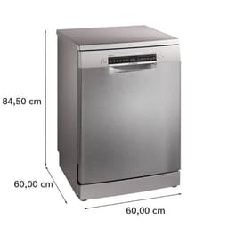 Máy Rửa Bát Bosch SMS4ECI01P Serie 4 14 Bộ Độc Lập Inox Home Connect Sấy Hé Cửa Chính Hãng 9