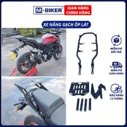 Baga Gập 2 Chiều CB300R, baga cb300 gập lật 2 chiều | M-Biker 1