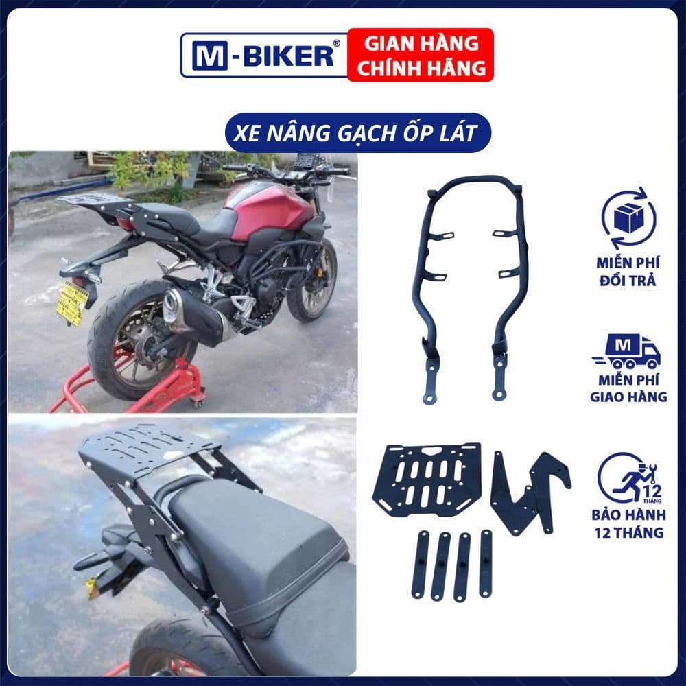 Baga Gập 2 Chiều CB300R, baga cb300 gập lật 2 chiều | M-Biker