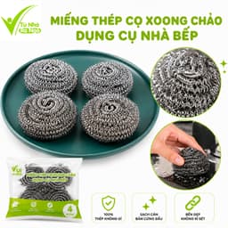 Miếng Thép Cọ Xoong Nồi Tẩy Trắng Không Gỉ GD189 - Bùi Nhùi Thép Cọ Xoong Chảo Hình Con Mèo 1