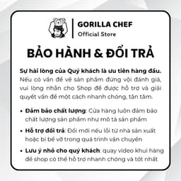 [Inox 304] Nồi mini 14cm cao cấp Gorilla Chef phù hợp nấu 1 gói mì, luộc trứng, nấu cháo, sữa 8