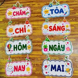 Khẩu hiệu trang trí lớp - Chăm chỉ hôm nay Tỏa sáng ngày mai , decal bóc dán bền đẹp 2