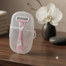Dao Cạo Body MOLLYHAIR Cầm Tay Kèm Hộp Đựng Vệ Sinh - Dao Cạo Mini Chuyên Dụng Cho Nữ (Tạo Hình, Tỉa Lông Mày & Cơ Thể) 1