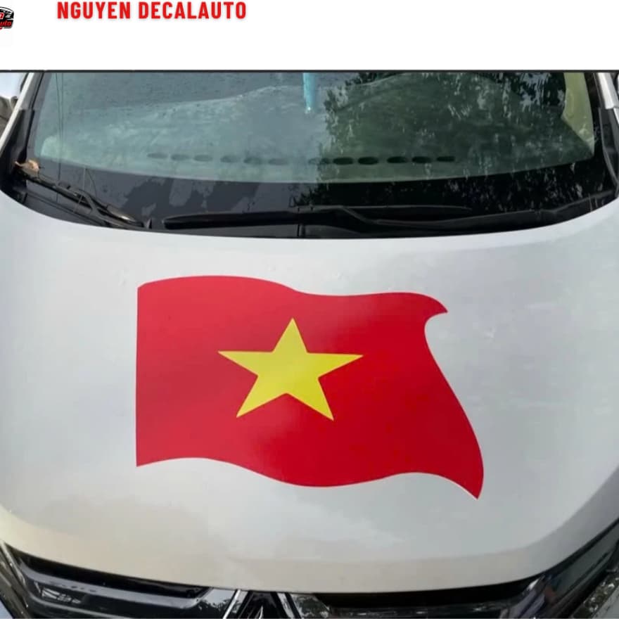 Mừng Kỷ Niệm Quốc Khánh 2/9 Decal Tem lá cờ hot trend,cờ tổ quốc , cờ phản quang, cờ tem thường.. SL 1 cái