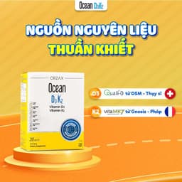 Vitamin D3K2 Ocean Dạng Xịt Bổ Sung Vitamin D3, Vitamin K2 20ml Tăng Cường Hấp Thu Canxi Và Dưỡng Chất 6