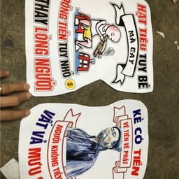 Tem xe tải - tem dán ô tô, . tem xe decal trang trí hot trend cặp tem dán hạt tiêu tuy bé mà cay 4