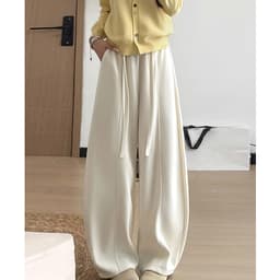 Quần ống rộng nữ dáng suông APT Unisex Chất liệu vải nhung tăm dày dặn kiểu dáng thoải mái năng động 9