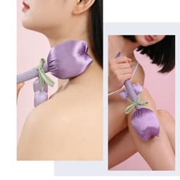 Búa Hoa Tulip Ngải Cứu Đấm Lưng Đả Thông Kinh Lạc Trang Trí Hoa Lụa 6