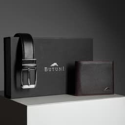 Set Quà Tặng Bộ Thắt Lưng Kèm Ví Chất Liệu Da Cao Cấp Sang Trọng Ví Da Thắt Lưng Nam BUTUNI Hộp Quà Tặng 1