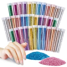 ✨ SET 12 LỌ BỘT NHŨ KIM TUYẾN NHIỀU MÀU – NHŨ TRANG TRÍ HOA, NAIL, HANDMADE, DIY 5