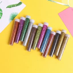 ✨ SET 12 LỌ BỘT NHŨ KIM TUYẾN NHIỀU MÀU – NHŨ TRANG TRÍ HOA, NAIL, HANDMADE, DIY 1