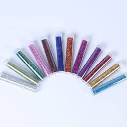 ✨ SET 12 LỌ BỘT NHŨ KIM TUYẾN NHIỀU MÀU – NHŨ TRANG TRÍ HOA, NAIL, HANDMADE, DIY 6