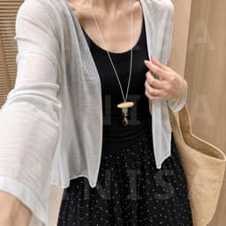 Áo Khoác Cardigan Nữ Mỏng Nhẹ Mát Trơn 4 Cúc Dáng Dài Tay Dài Chất Cotton Giấy VANISA 902 2