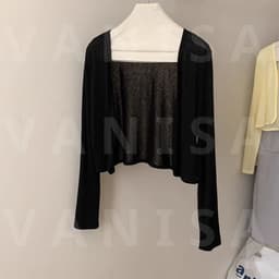 Áo Khoác Cardigan Nữ Mỏng Nhẹ Mát Trơn 4 Cúc Dáng Dài Tay Dài Chất Cotton Giấy VANISA 902 7