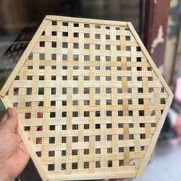 🎋 VỈ TRE – PHÊN TRE HÌNH LỤC GIÁC, HÌNH VUÔNG TRANG TRÍ TẾT – DECOR NHÀ CỬA 4