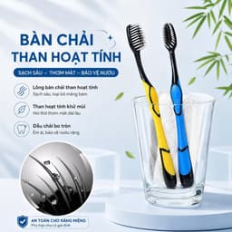 Set 10 Bàn Chải Đánh Răng Bossi 921 - Bàn Chải Than Tre Than Hoạt Tính Siêu Sỉ 5