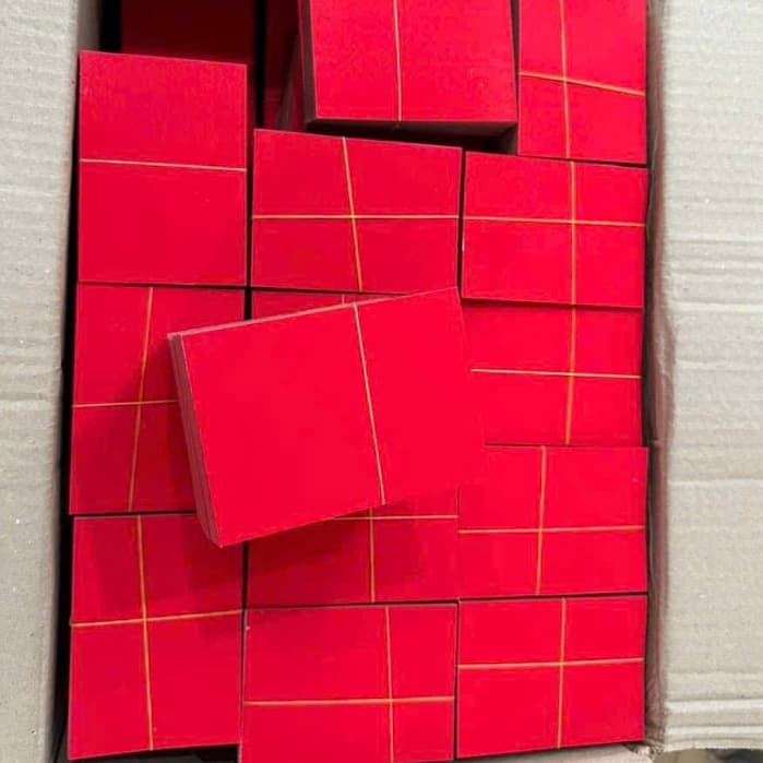 🧧SET 20/30 TỜ GIẤY ĐỎ NHUNG CẮT SẴN 8x11CM – LÀM ĐỒ TRANG TRÍ TẾT, DECOR NHÀ CỬA