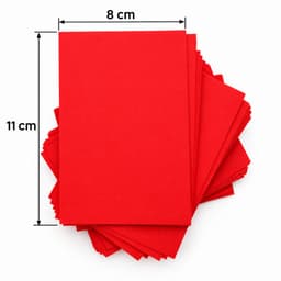 🧧SET 20/30 TỜ GIẤY ĐỎ NHUNG CẮT SẴN 8x11CM – LÀM ĐỒ TRANG TRÍ TẾT, DECOR NHÀ CỬA 7